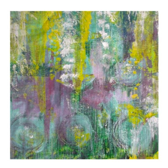 NWT 16"x16" Canvas Artisan Throw Pillow, Home Decor, Art by Noora Elkoussy - Picture 9 of 9